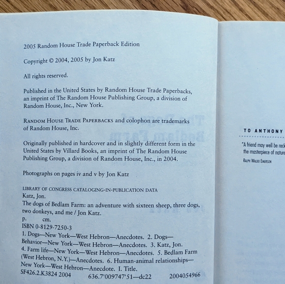 The Dogs of Bedlam Farm: An Adventure with Sixteen Sheep, Three Dogs... - Picture 4 of 4